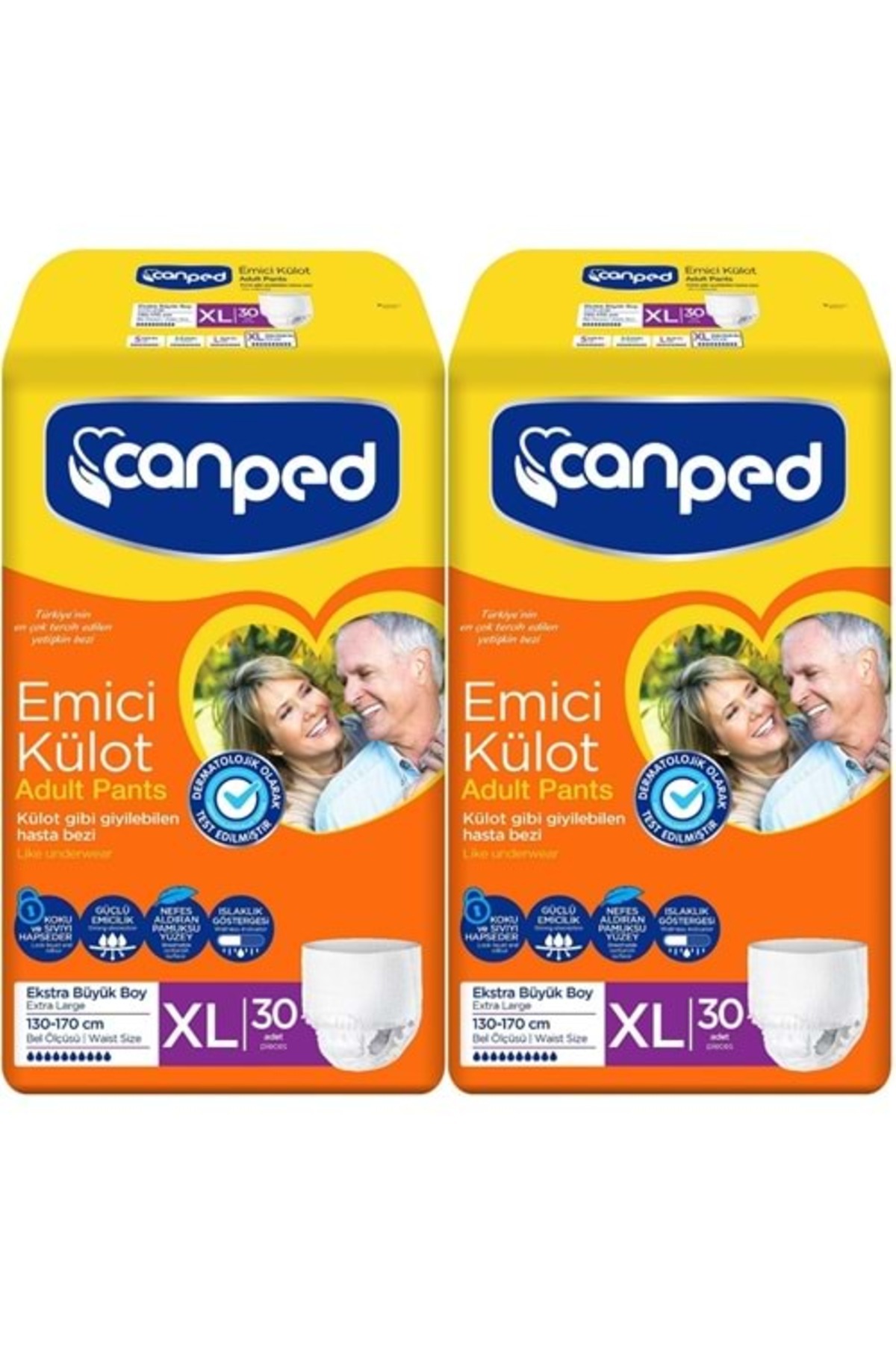 STD Canped Emici Külot Hasta Bezi Dev Eko Pk 60 Adet Extra Large (2PK*30) ( TEKLİDİR )