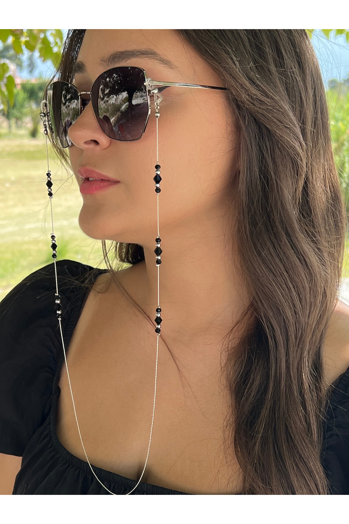 glasses accessory Gözlük Zinciri Gümüş