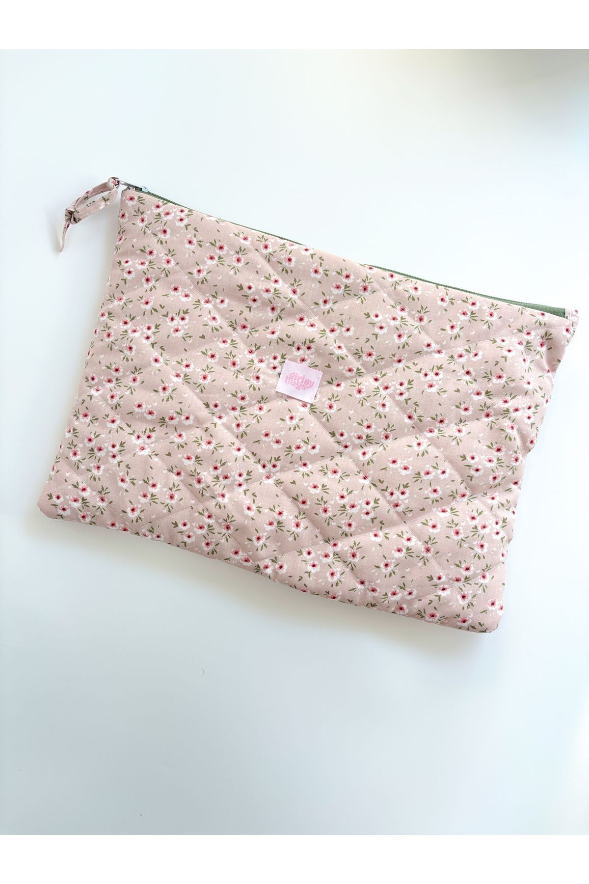 Pembe Çiçekli Macbook Laptop Tablet Kılıfı Kalın Korumalı Aradığınız Tüm İnçler Bilgisayar Kılıfı