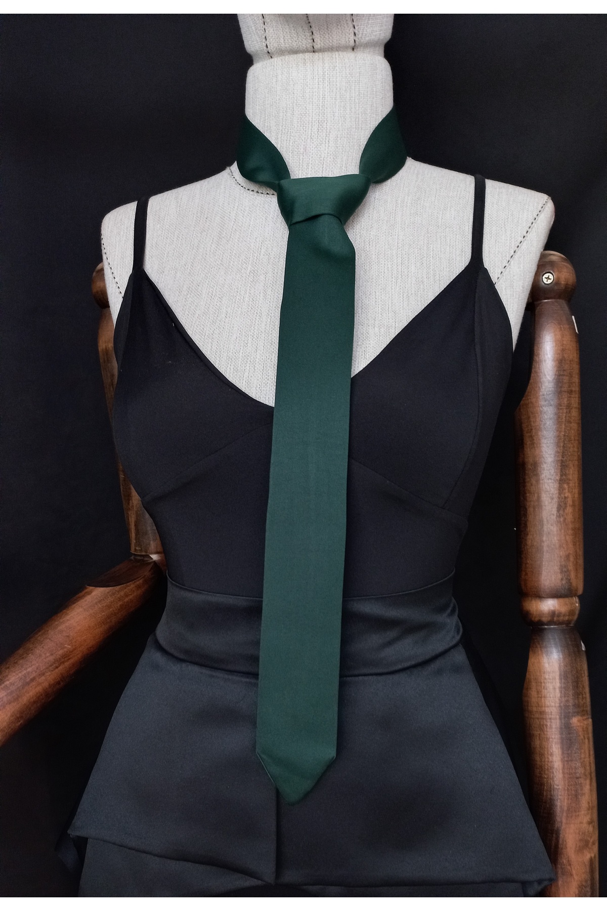 کراوات مردانه سبز es moda shop | 384 اورجینال - تصویر 2
