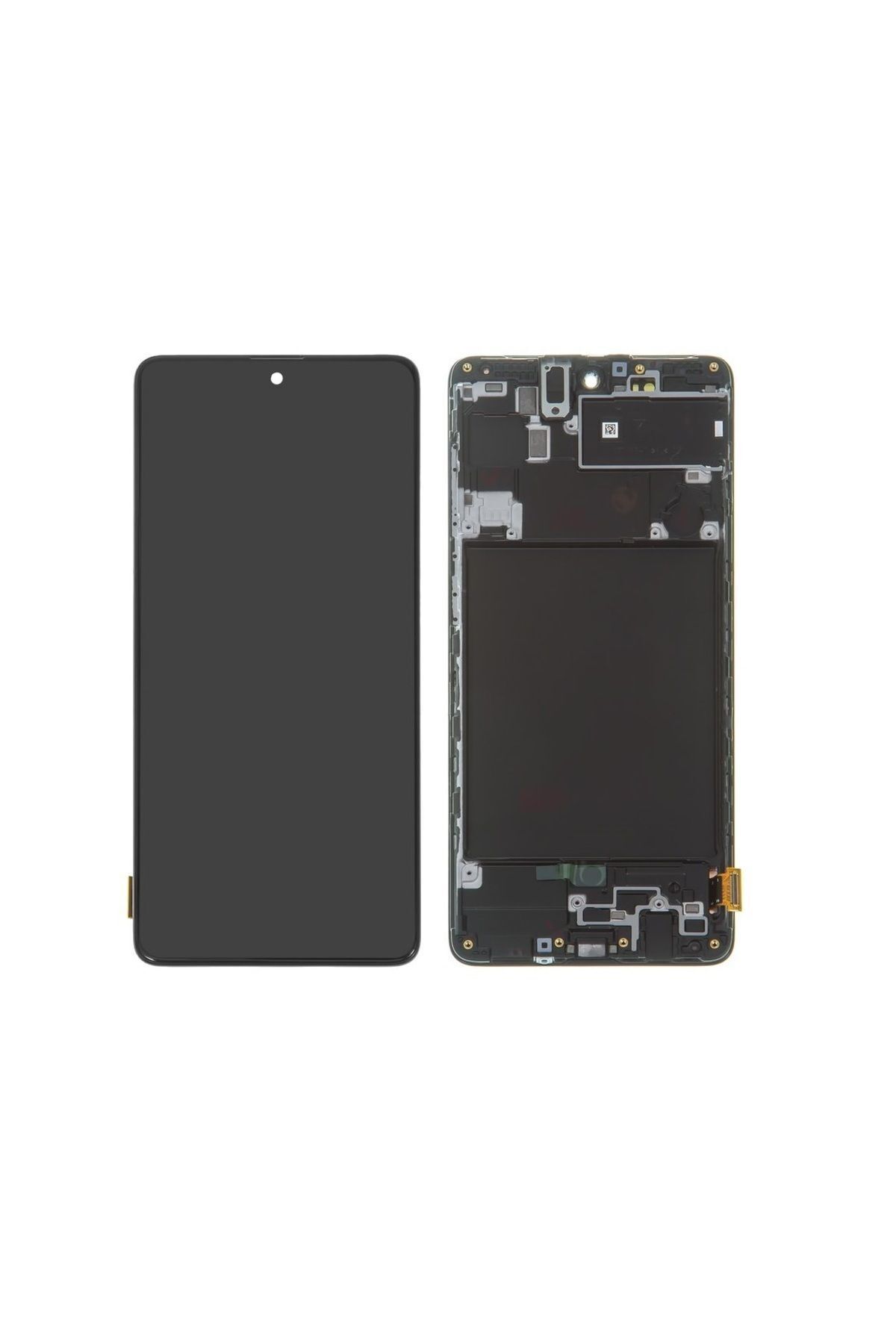 PHONE PRO SAMSUNG A71 A715 UYUMLU LCD DOKUNMATİK EKRAN  REVİZE ÇITALI SİYAH