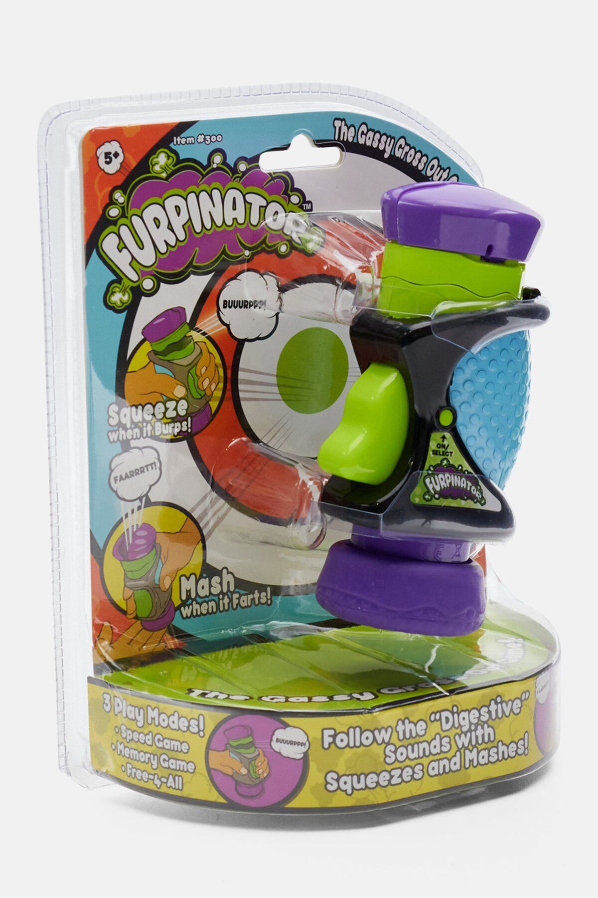 Super Impulse-Furpinator The Game of Burping Farting and Fun Toy, Green/Purple Combo 2