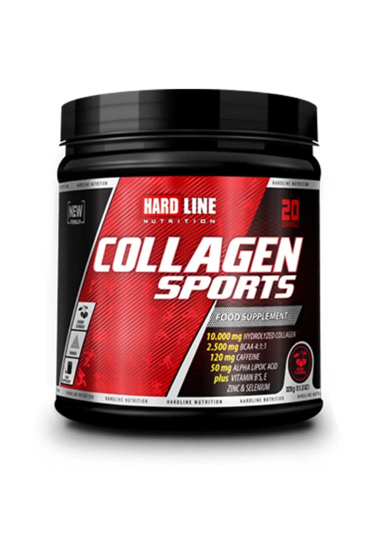 Hardline Collagen Sports 320 Gr - Cherry Flavored