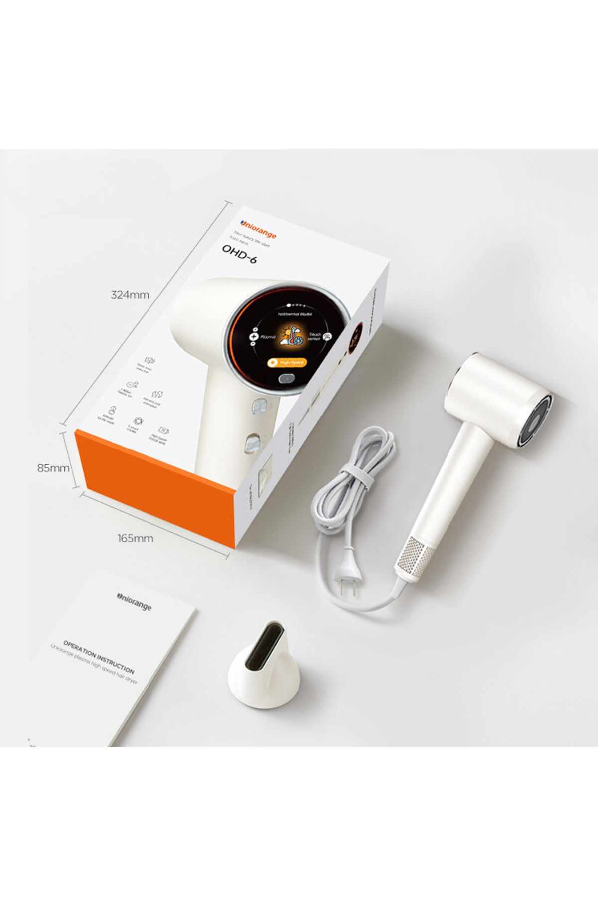 Uniorange-H6 Ionic Hair Dryer and Blow Dryer 2
