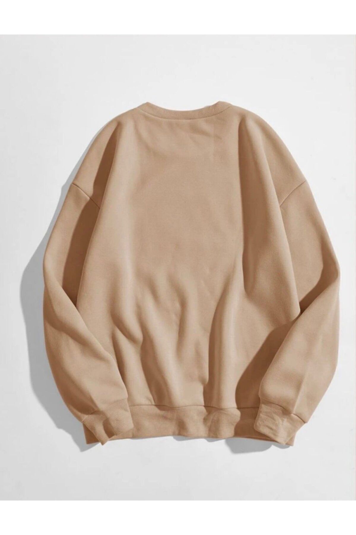 Know-Women's 3 Thread Mink Front Los Angeles Printed Oversize Sweatshirt 2