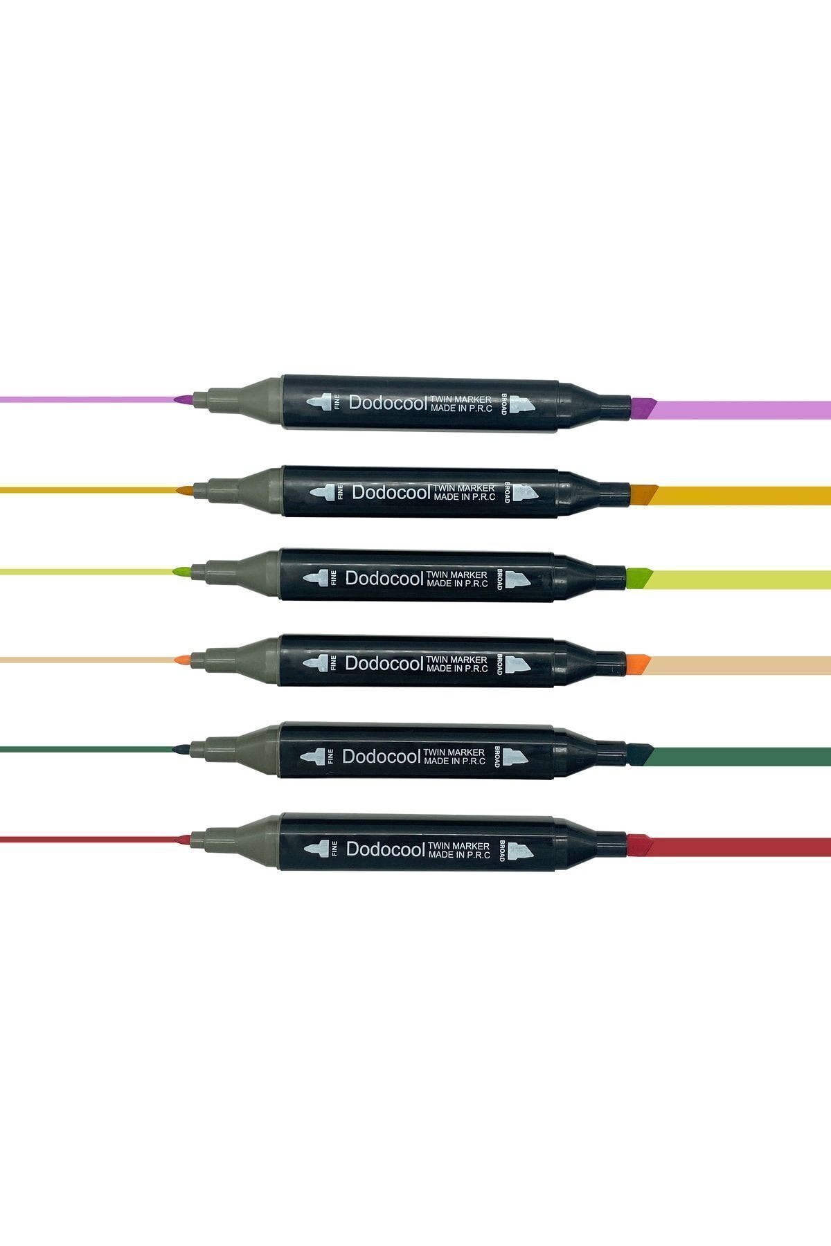 120’li Çift Uçlu Touch Marker Art Tasarım Kalem Seti Çanta Taşınabilir - 7