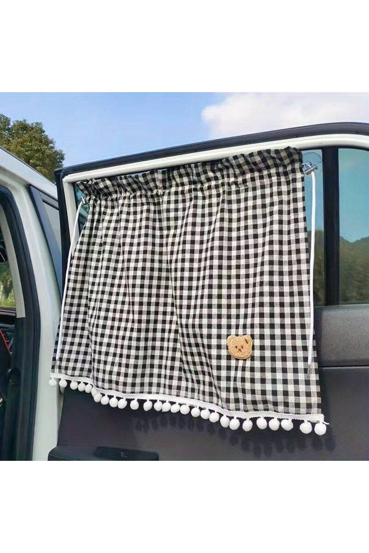 SYNOPE 1 Buc Perdea Pentru Parasolar Auto, Perdea Pentru Parasolar Cu Protecție Uv, Accesorii Auto - Mărime unică