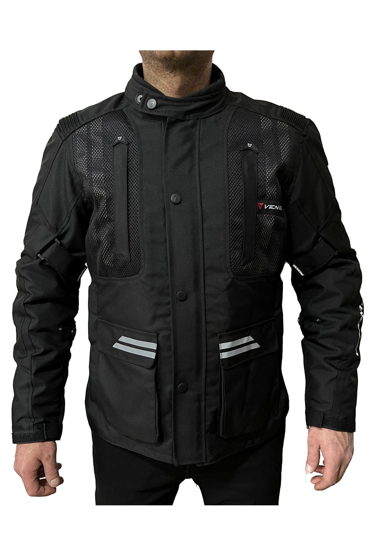 VENOM Tourex Erkek Motosiklet Montu(KALIPLAR DARDIR BİR BEDEN BÜYÜK SİPARİŞ VERİNİZ)