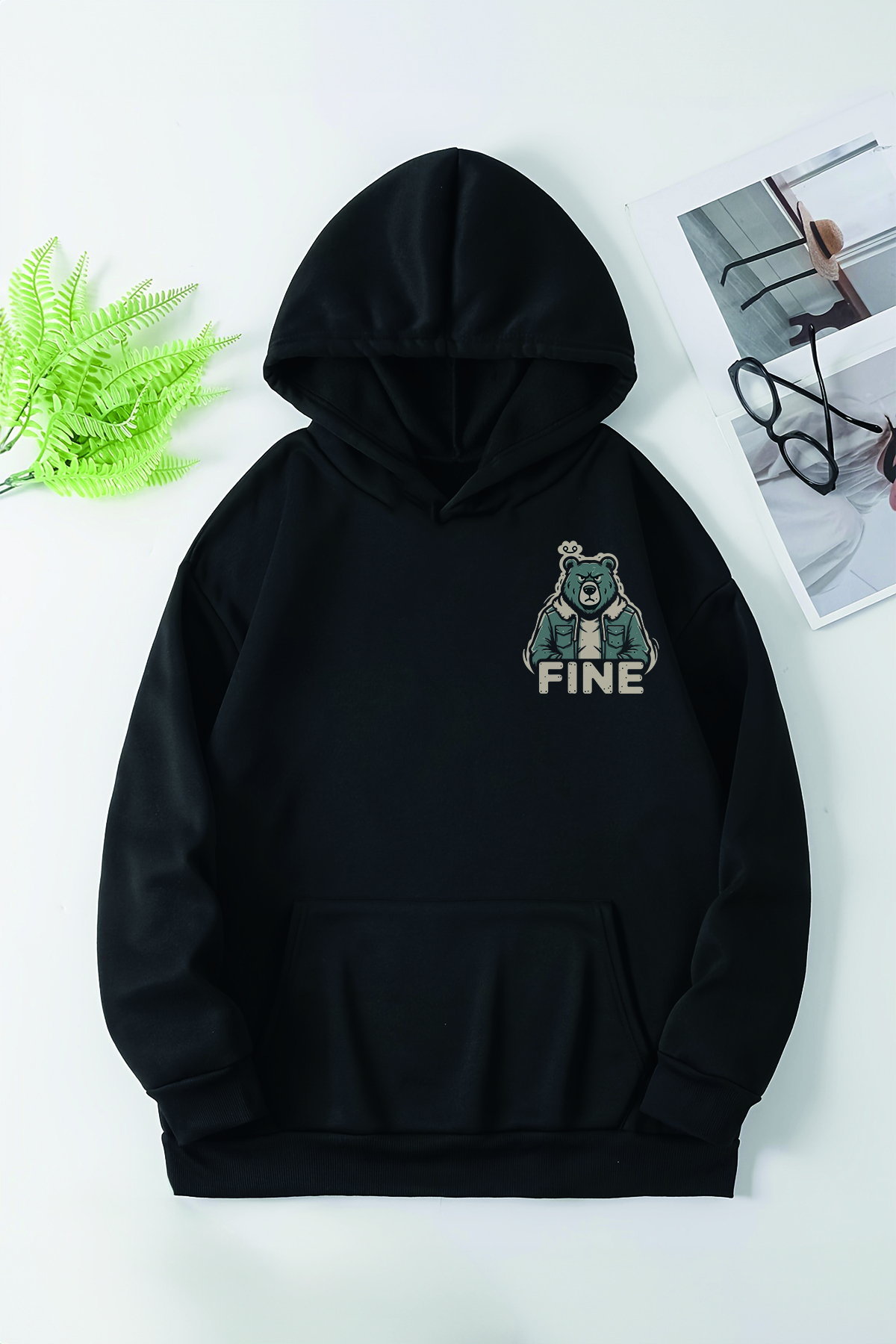 سویشرت پسرانه مشکی MYADA | ADA22533-099 اورجینال - تصویر 2