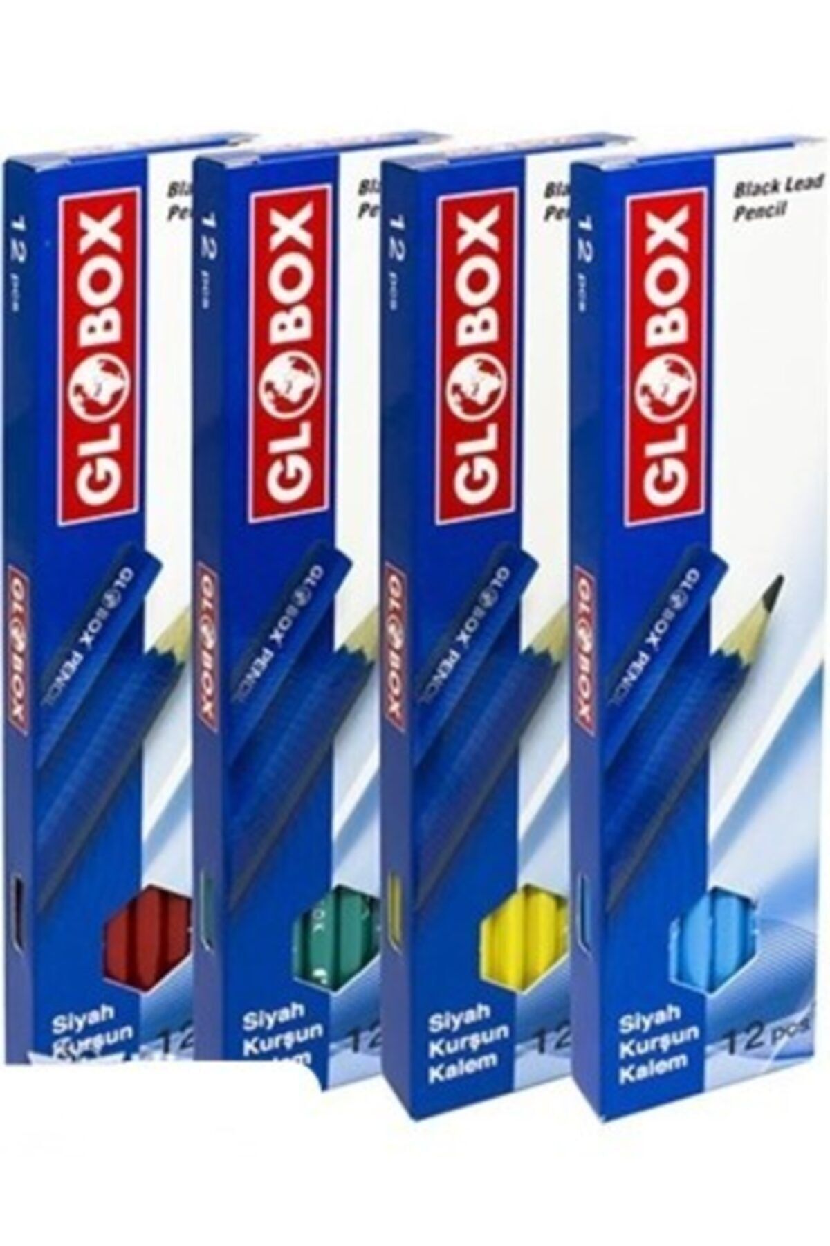 Pencil Round Mixed Color 12pcs