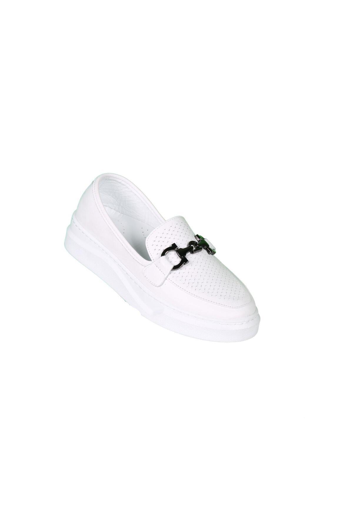 کفش کژوال پیر کاردین مردانه  سفید        Casual / کژوال | Pierre Cardin 52322 - تصویر 3