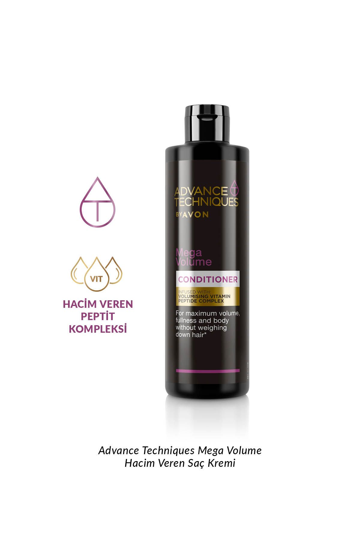 AVON-Advance Techniques Mega Volume Volumizing Conditioner 250 Ml. 2