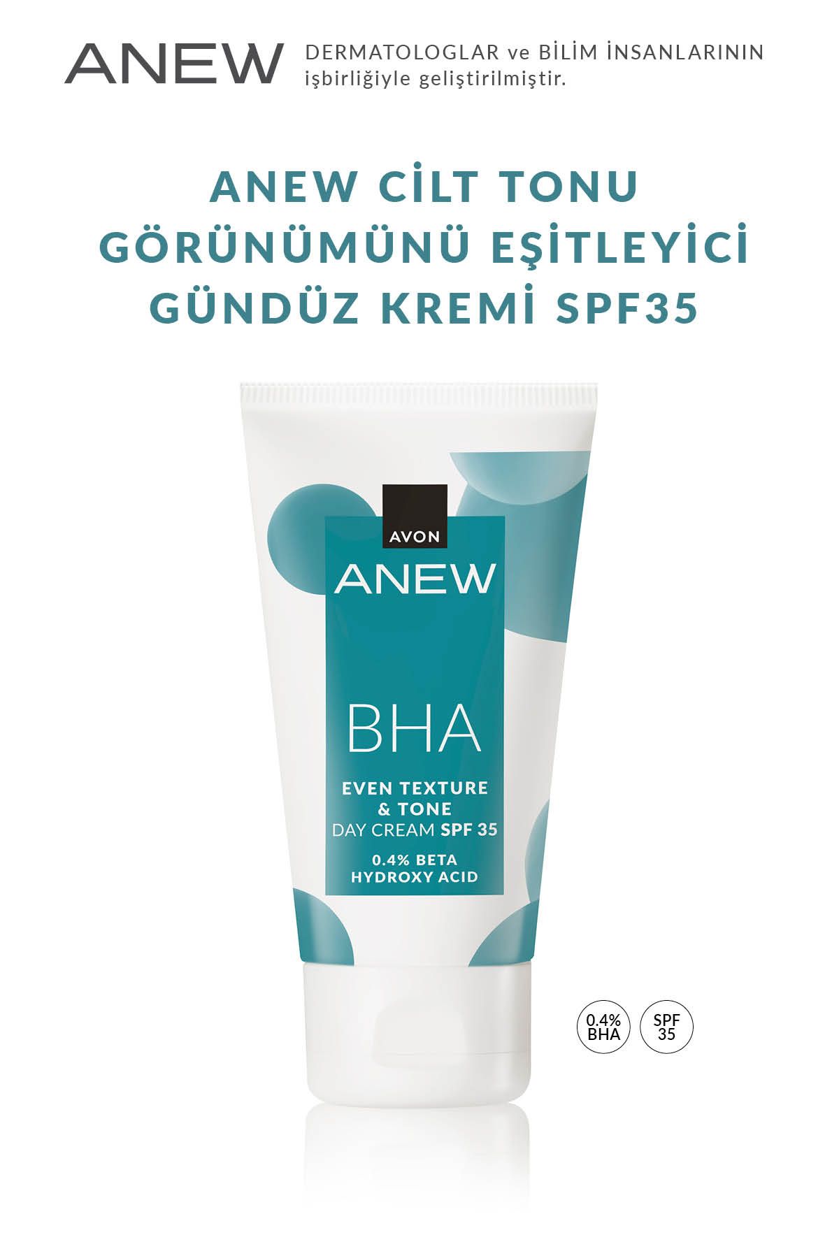 کرم روز تونینگ پوست شب Anew BHA Spf 35 50 ml. Avon