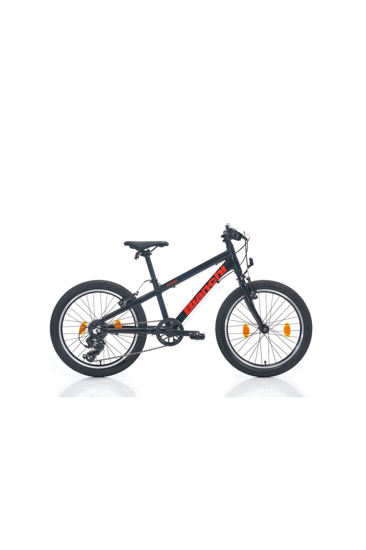 Bianchi XR20 V Fren 7 Vites 20 Jant Cocuk Bisikleti Aluminyum Kadro 7E Siyah K rm z