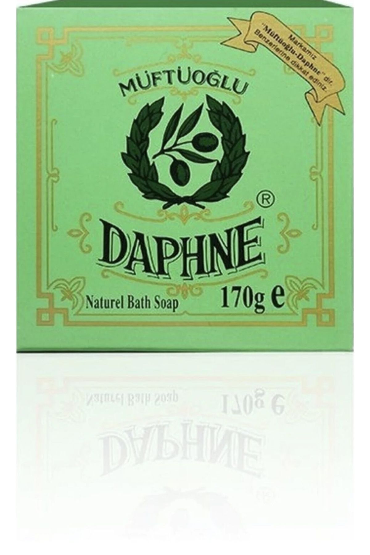 Hacıoğlu baharat-Hatay Local Muftüoglu Daphne Laurel Soap with Olive Oil 170 gr x 1 piece 1