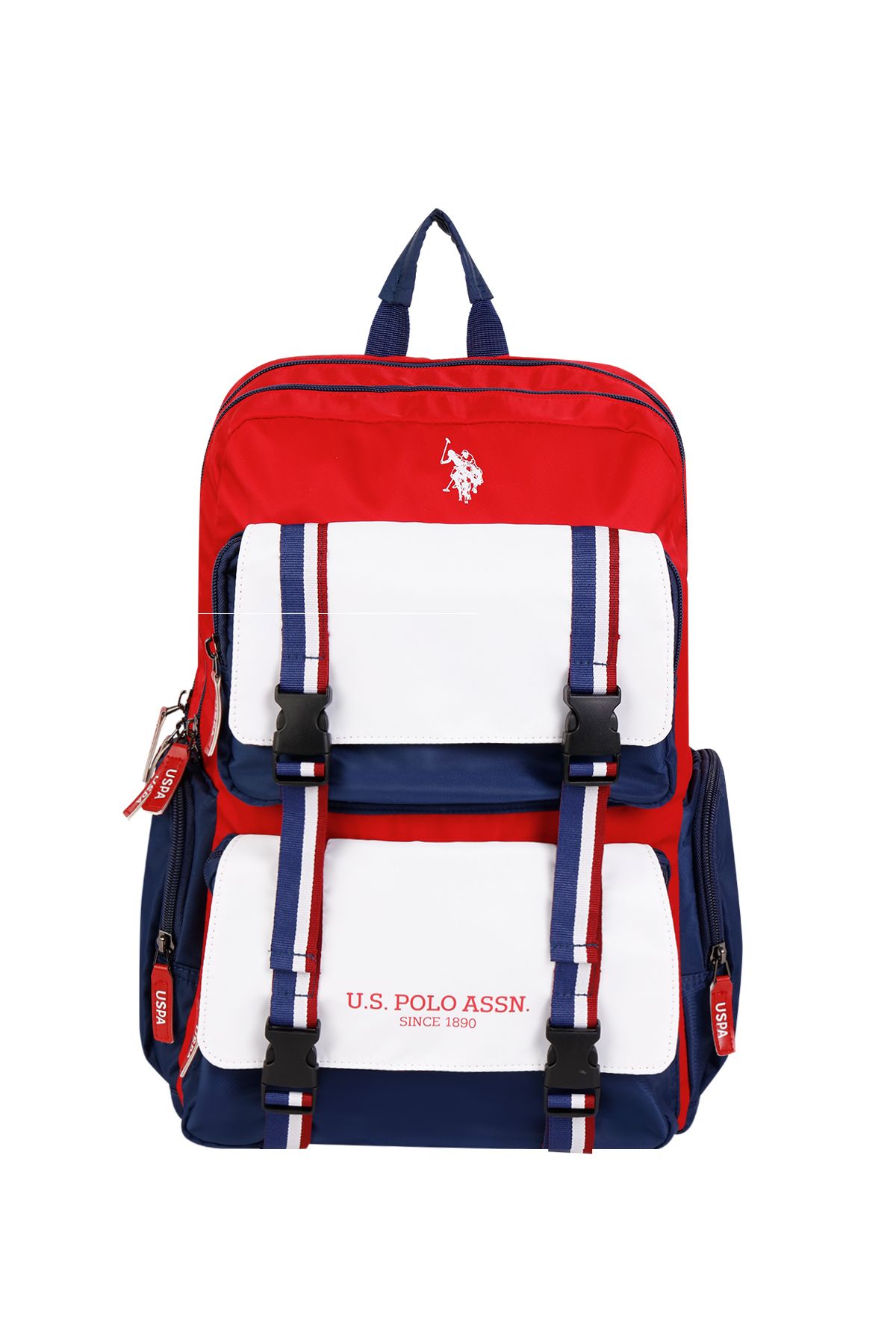 US Polo Assn 24083-24080-24079 کوله پشتی مدرسه یونیسکس دانشجویی مسافرت روزانه تعطیلات ورزشی پیاده روی SE U.S. Polo Assn.