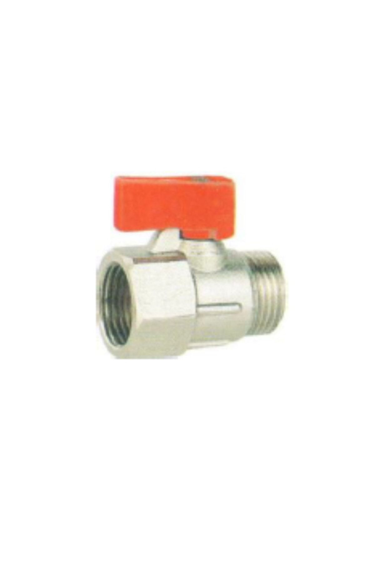 Metal Mini Küresel Vana 1/2"