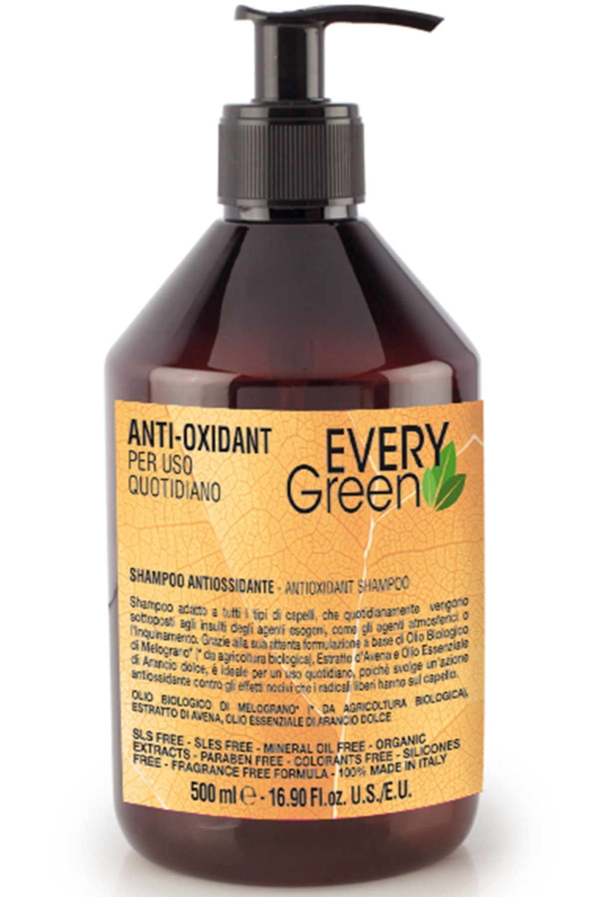 EveryGreen EV Anti-Oxidant Tüm Saçlar İçin Günlük Bakım Şampuan 500 ml (Eski Ambalaj) — EVERY-93613