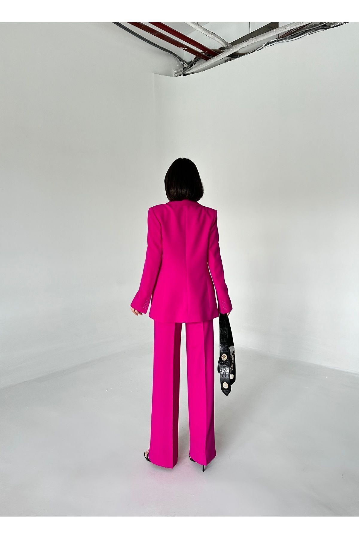 Vuntal BUTİK-Blazer Suit Single Button Jacket Pants 6