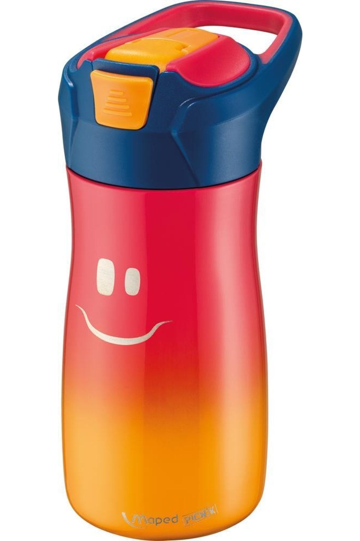 Maped-Flask Picnic 580 Ml Steel Smiling Face Set of 2 Pink 4