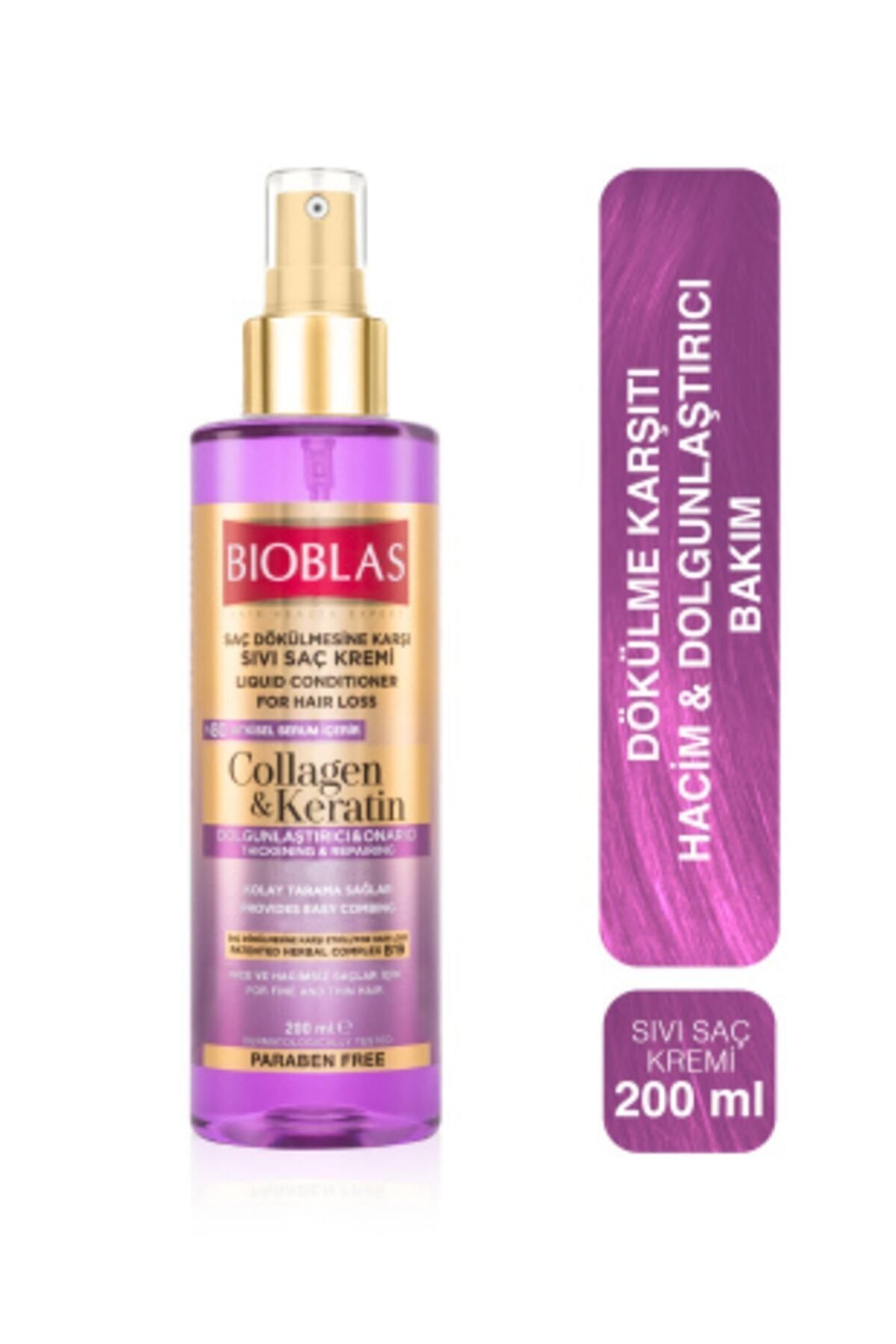 conditionneur liquide collagène kératine 200 ml