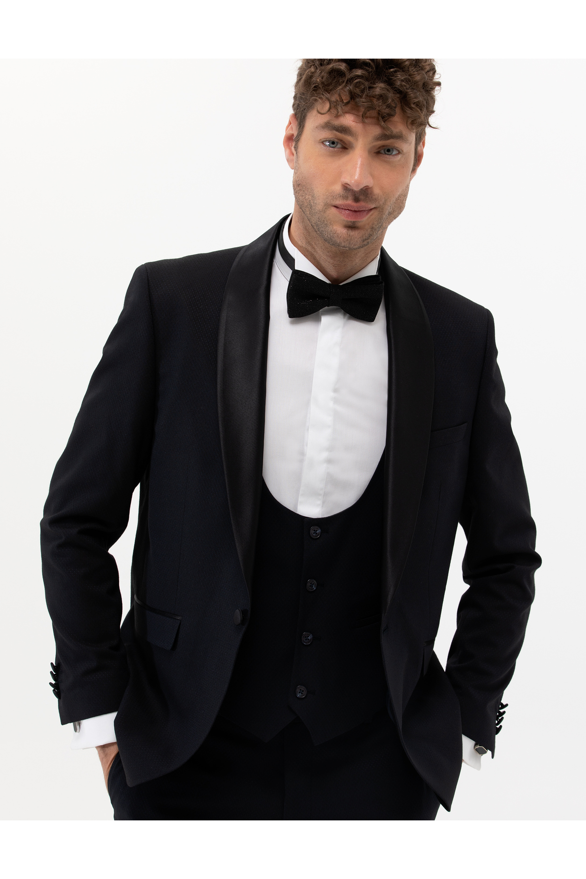 ست لباس مردانه پیر کاردین | 50265124-VR033 Pierre Cardin - Image 4