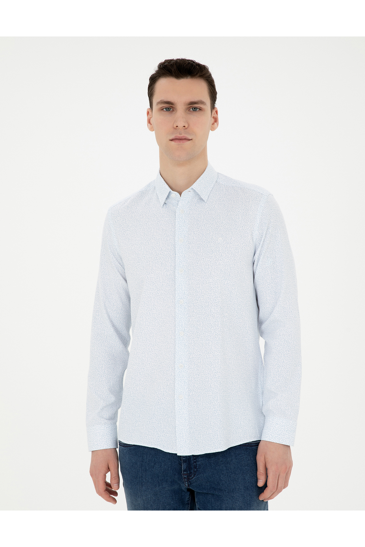 پیراهن مردانه پیر کاردین | 50283503-VR095 Pierre Cardin - Image 3