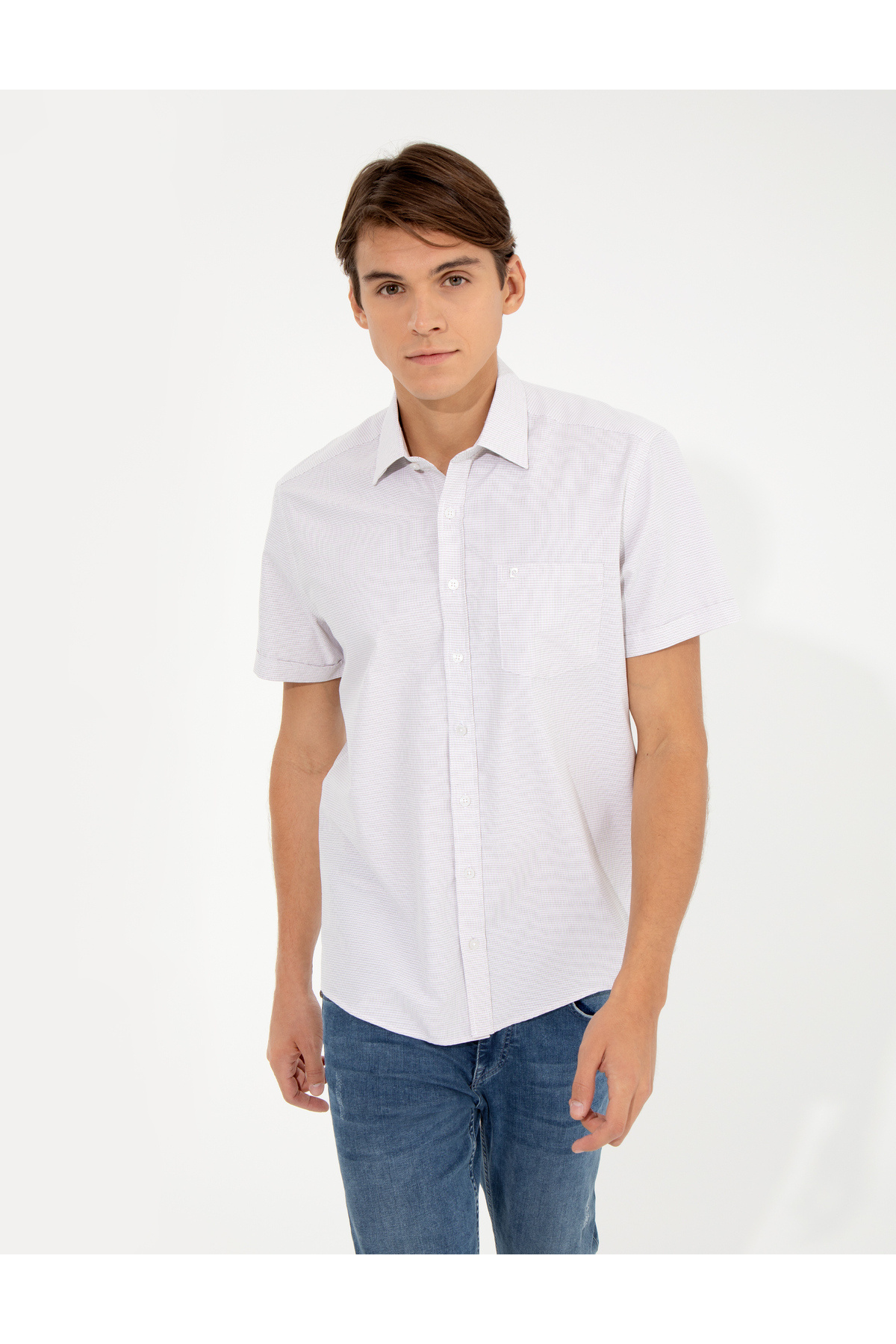 پیراهن مردانه پیر کاردین | 50255263-vr011 Pierre Cardin - Image 4