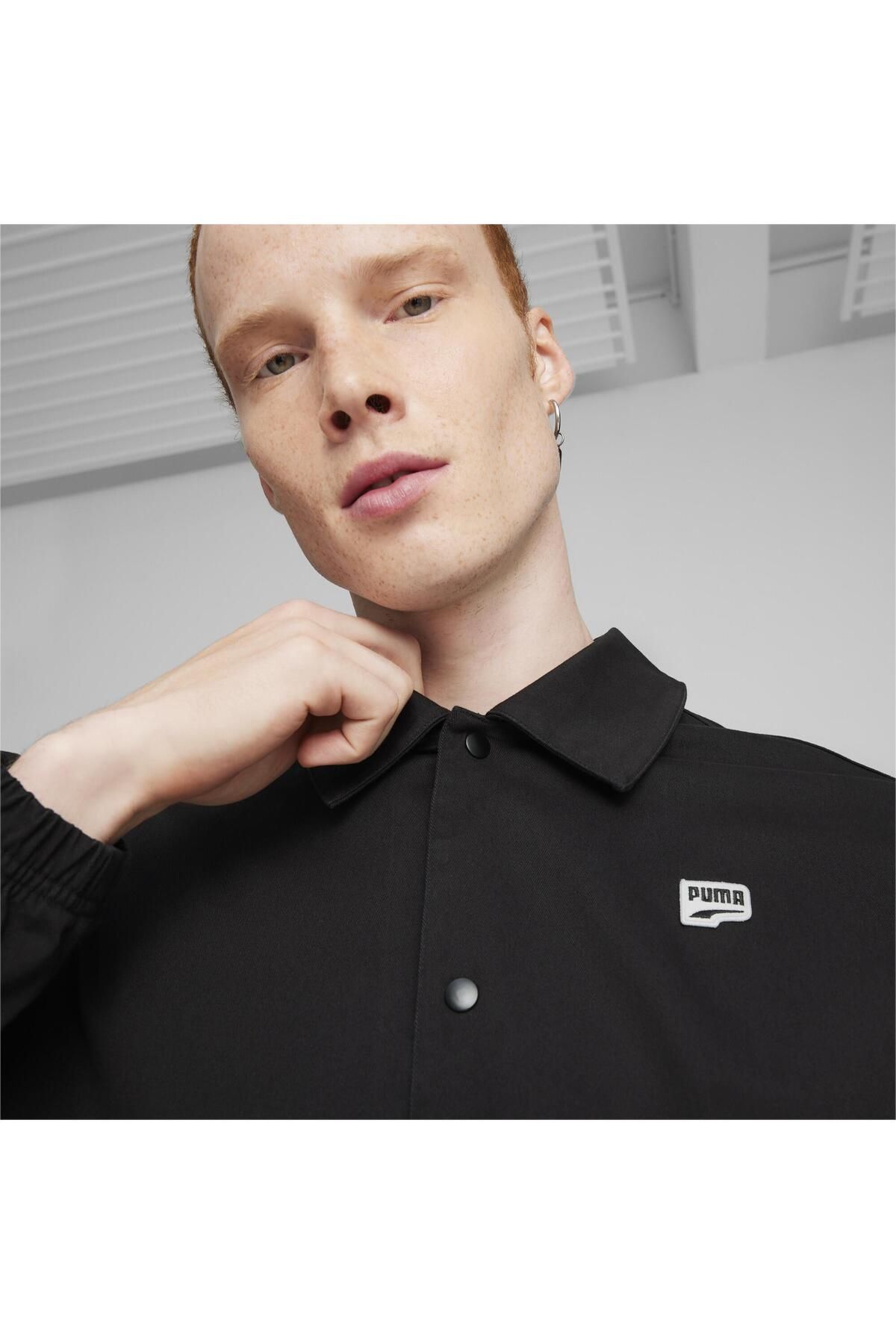 Puma-Jachetă Sport Neagră Pentru Copii 5