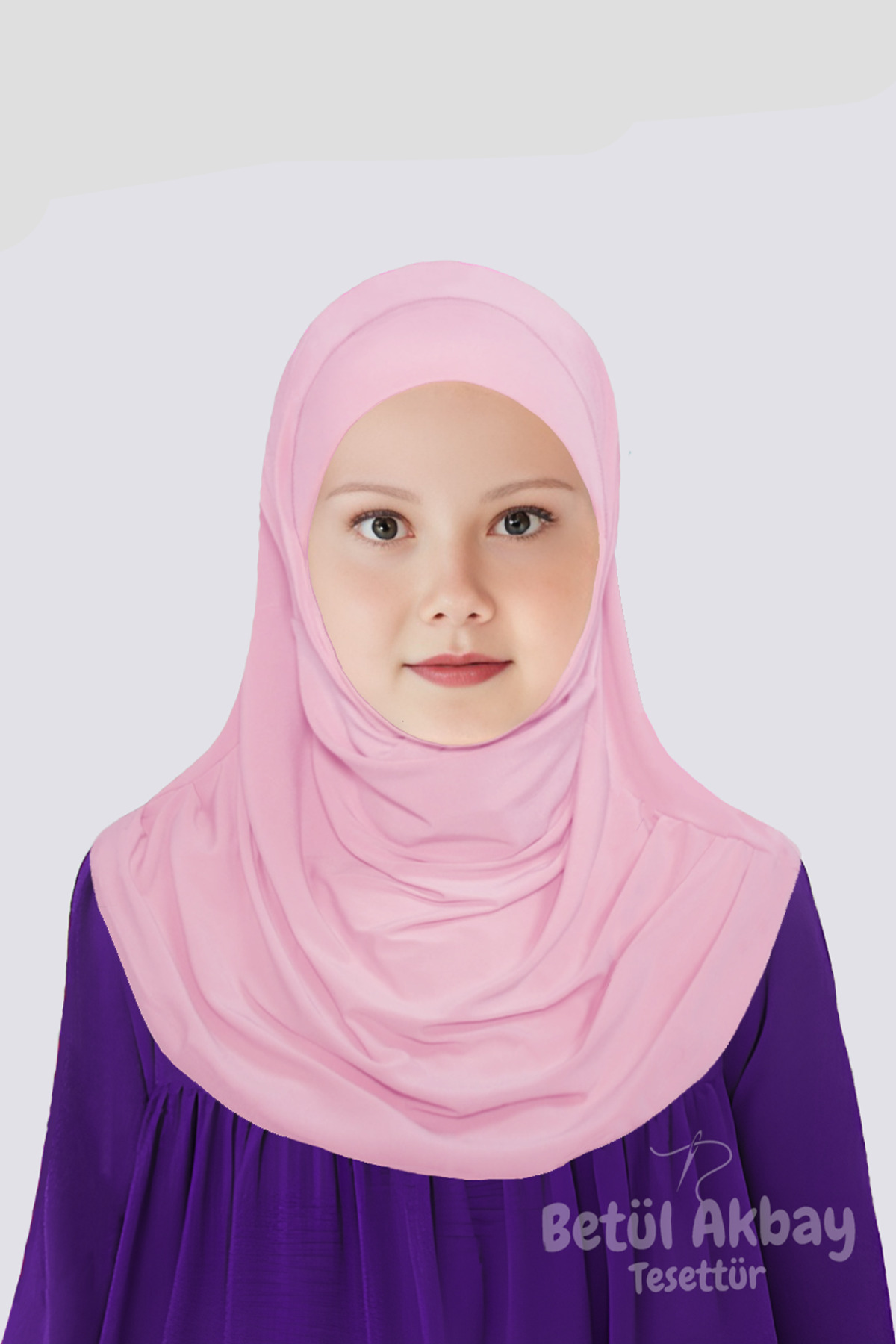 Girls Practical Headscarf Cotton Virgin Mary Model Puppy