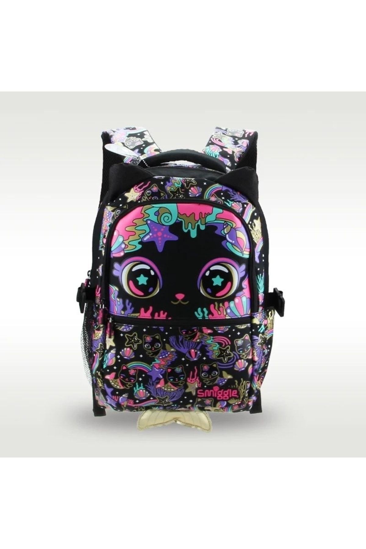 SMIGGLE Cute Black Cat School Bag 16 inch Trendyol