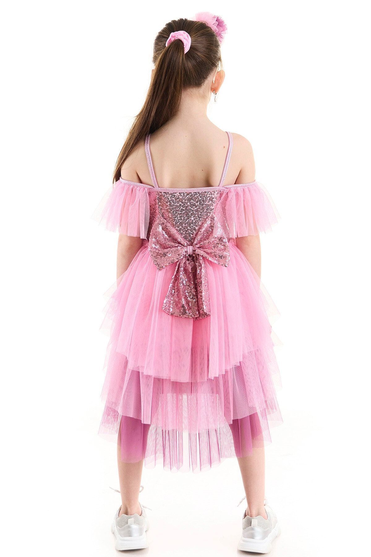 Colorinas-June Sequined Bow Tutu Dress 2