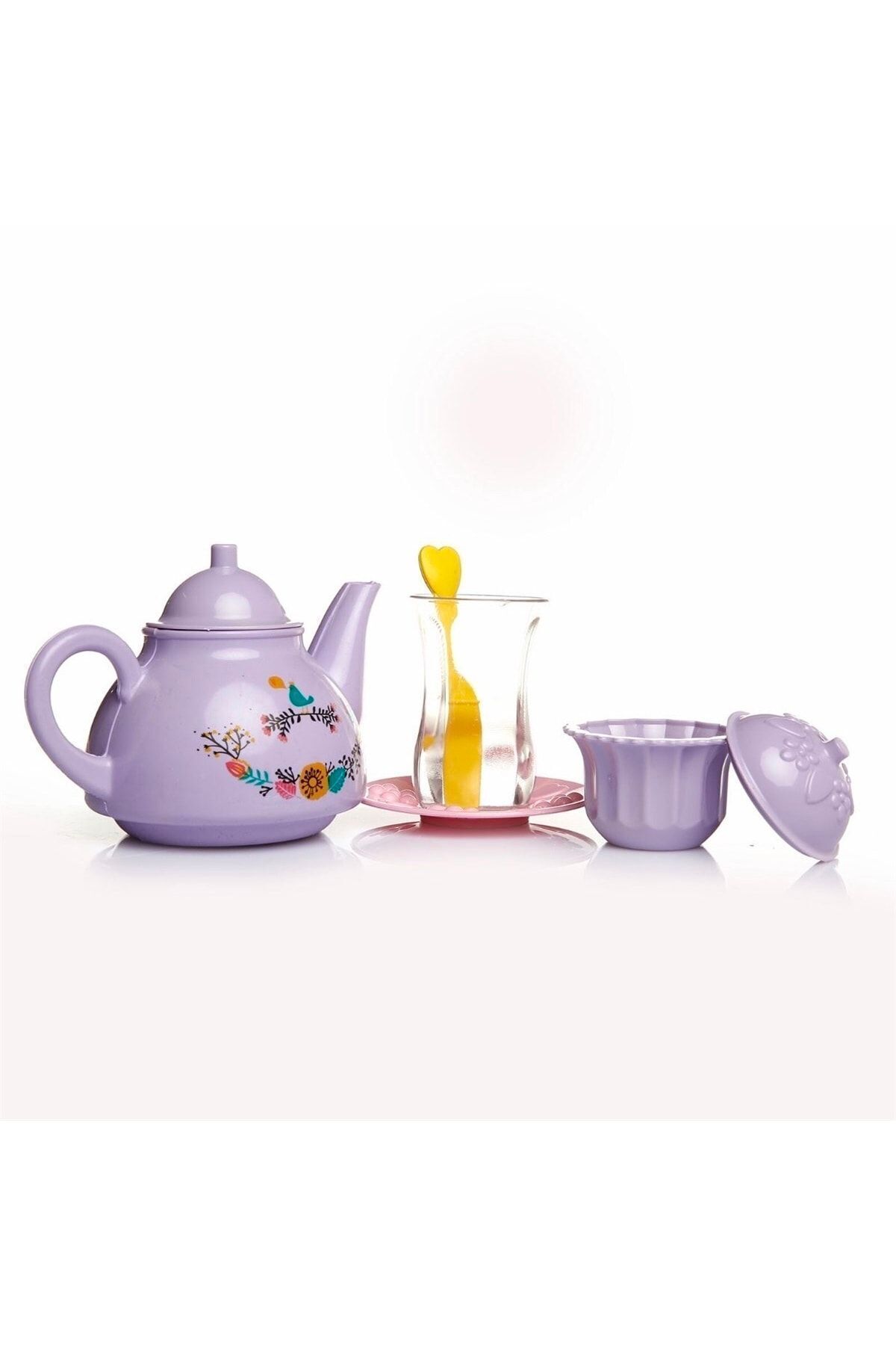 Çay Evcilik Ve Mutfak Seti Çay Vakti Ince Belli Set 15 Parça Evcilik Ve Mutfak Seti Oyuncak Seti