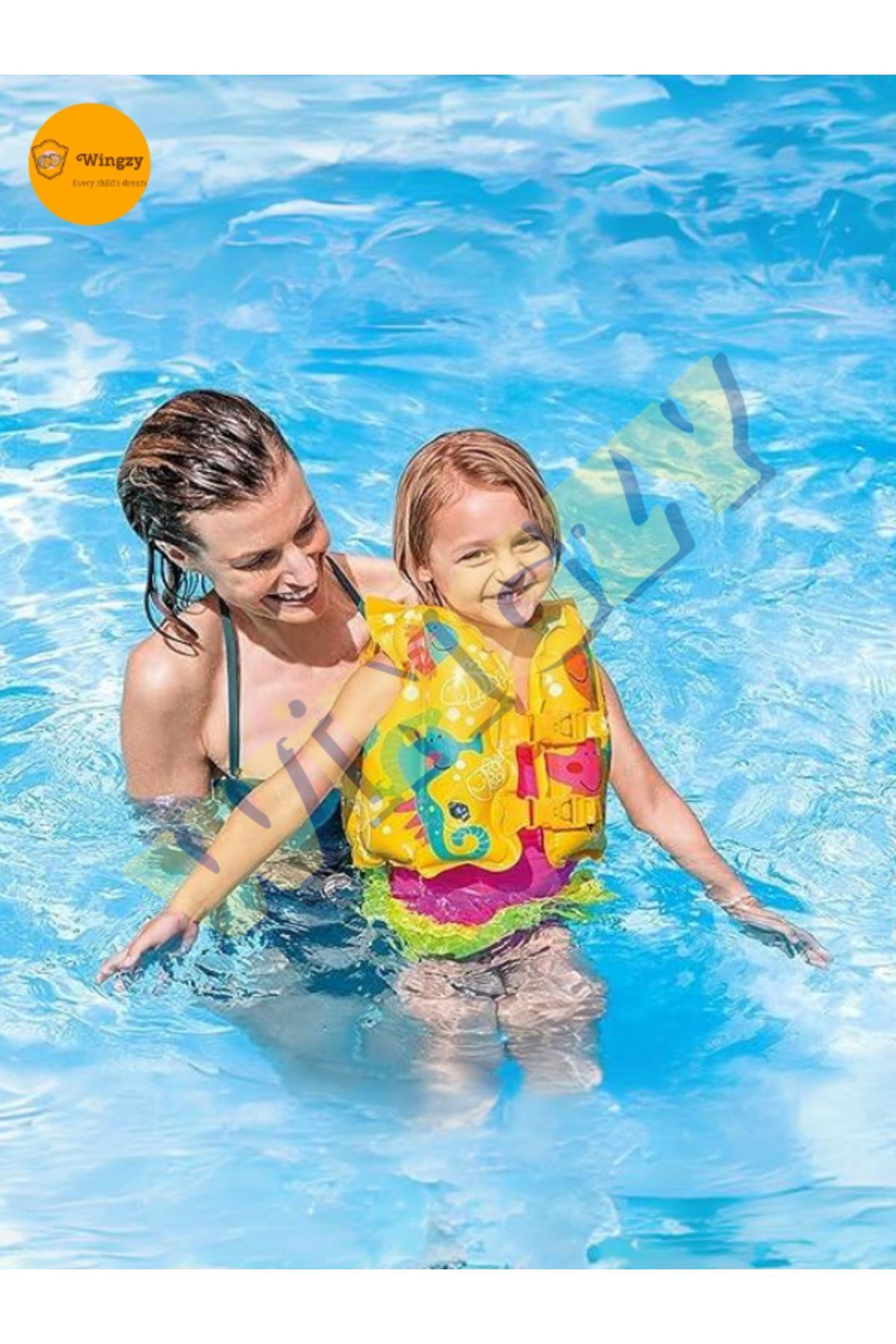 İntex Şişme Çocuk Yeleği, Havuz Ve Deniz Yeleği, 3-5 Yaş, 41x30