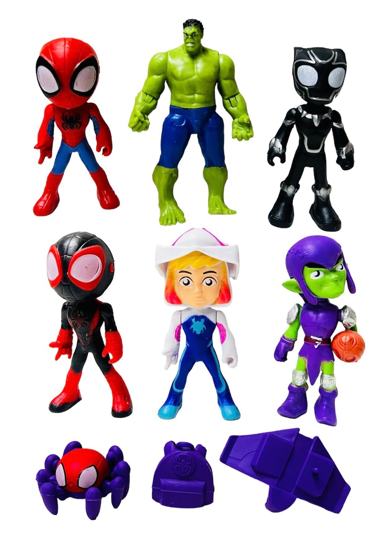 Kids Avengers Spidey 6'lı Figür Oyuncak Spidey Ve Harika Dostları