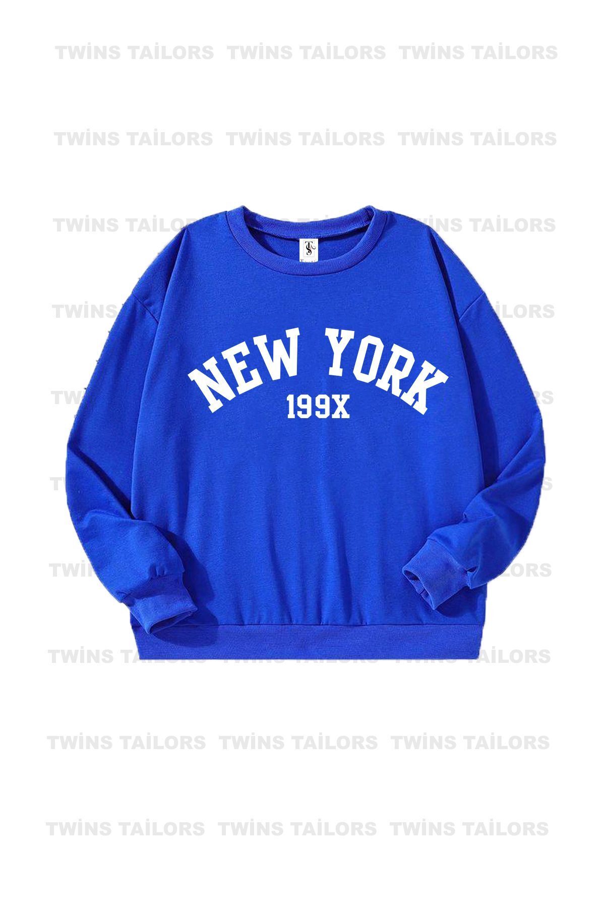 سویشرت پسرانه آبی twins tailors | bttwınsssjy6576 اورجینال - تصویر 6