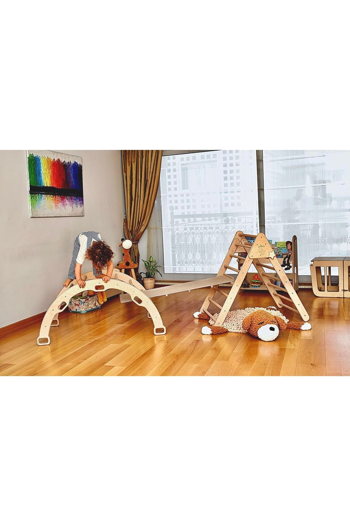 ست صخره‌نوردی بالشتکی پیکلر – ست بازی مونته‌سوری، مثلث-کمربند-شیب، بالشتک فلامینگو