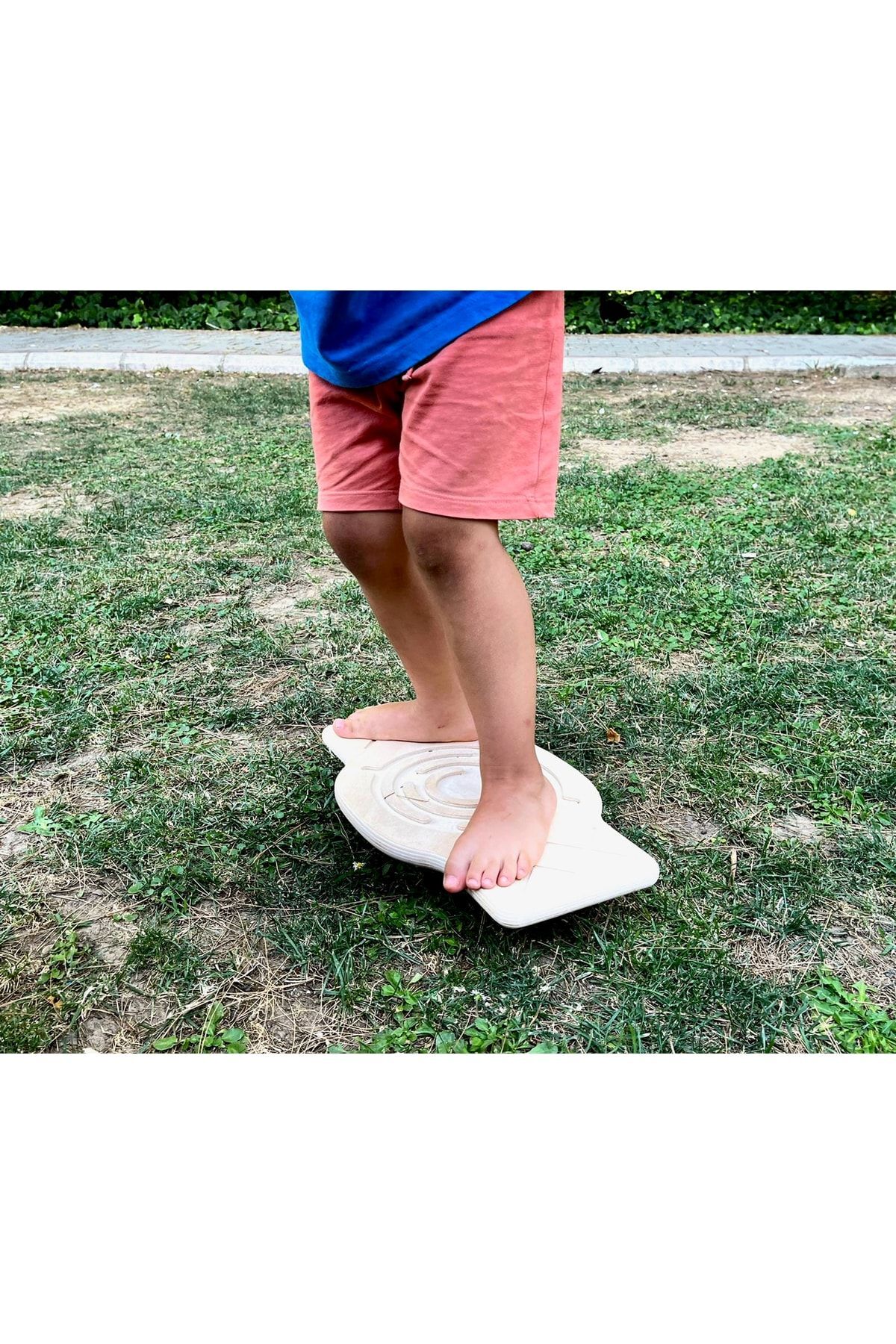 تخته تعادل با هزارتو | اسباب‌بازی تعادل برای کودکان | بازی تعادل هزارتو چوبی دست‌ساز