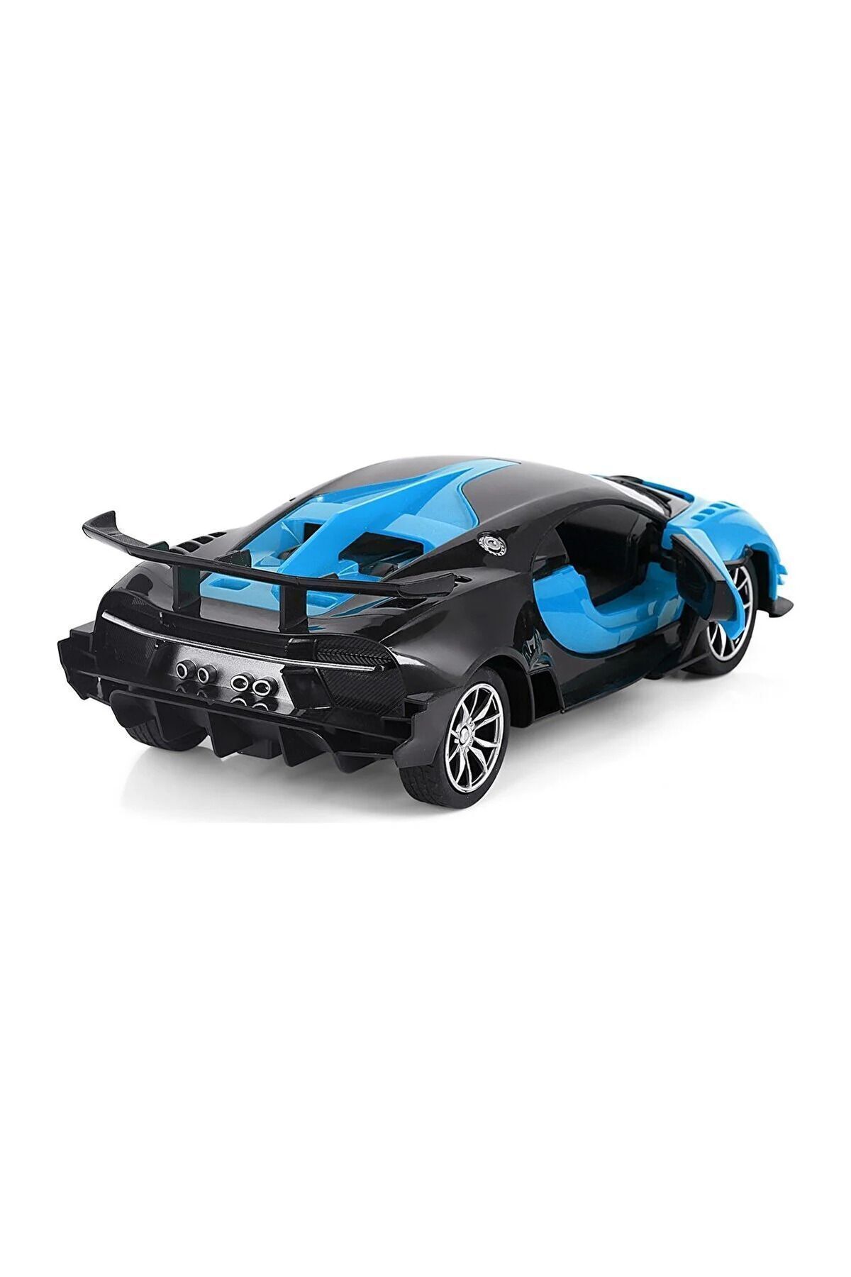 Uzaktan Kumandalı Şarjlı Araba Kapıları Açılan Bugatti Chiron 26,5 cm Şık Tasarım Yüksek Kalite