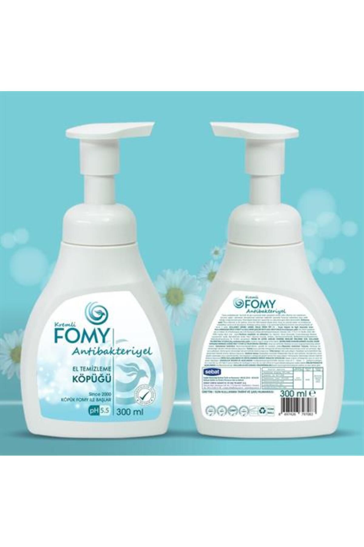صابون فوم آنتی باکتریال پاک کننده عمیق ایمن، بهداشتی طولانی مدت 4 x 300 میلی لیتر Fomy
