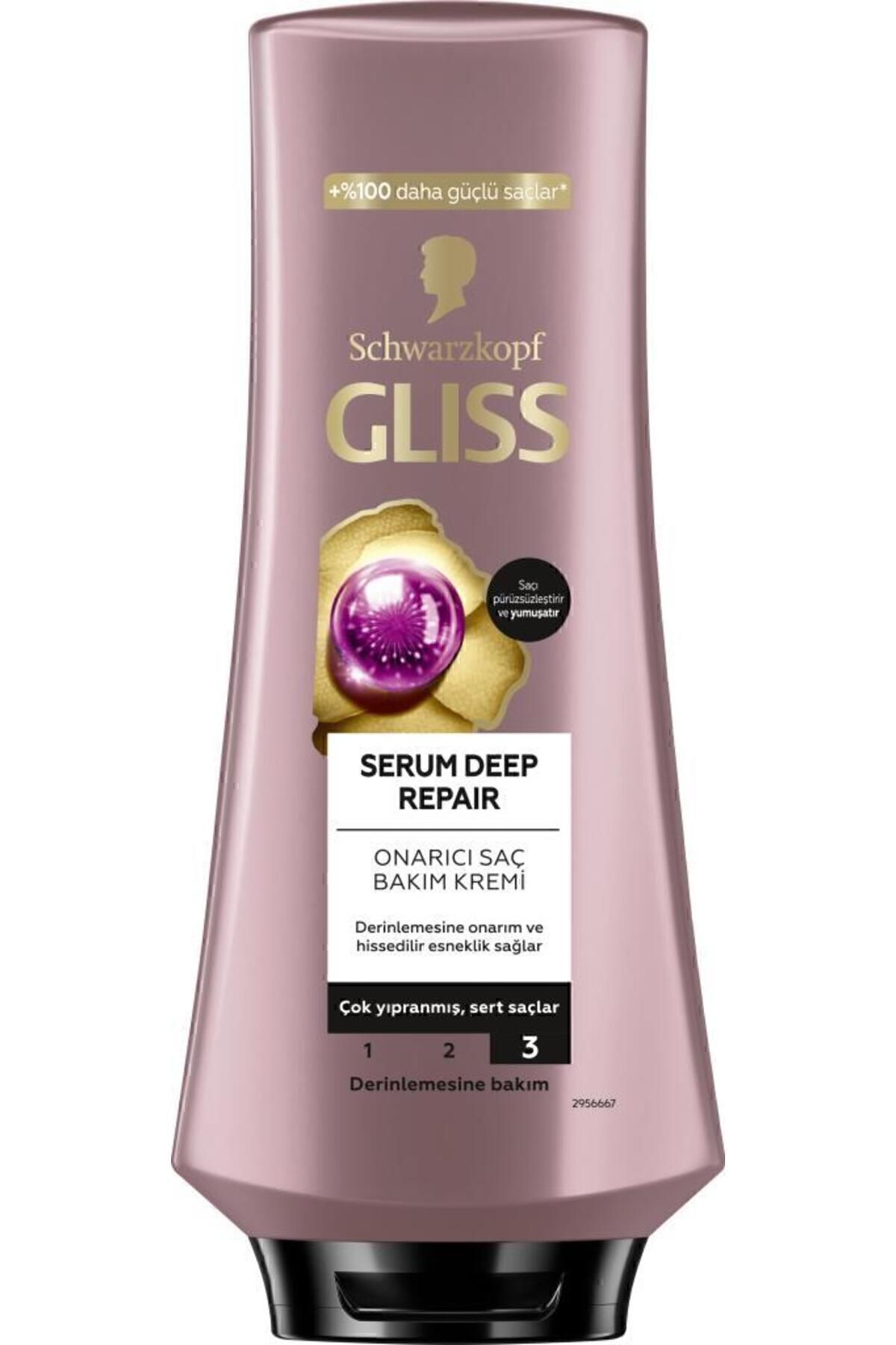 Gliss-Serum Deep Repair - 400 ml Restorative Shampoo and 360 ml Conditioner 6