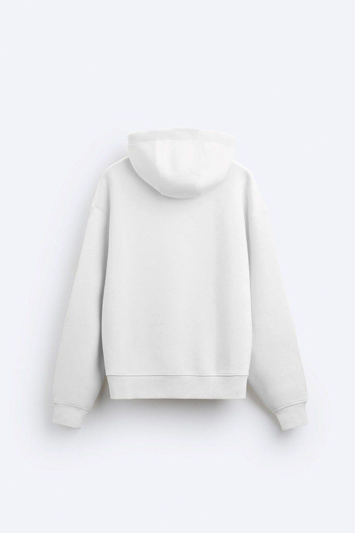 The Champ Clothing-Φούτερ με κουκούλα Fleece Shark με στάμπα λευκό Oversize Hoodie 6