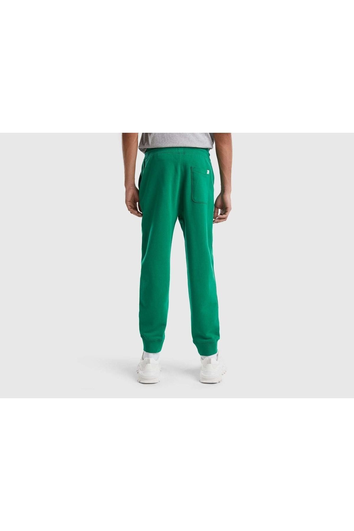 شلوار گرمکن مردانه سبز United Colors of Benetton | 123P3J68UF00K-256 اورجینال - تصویر 4