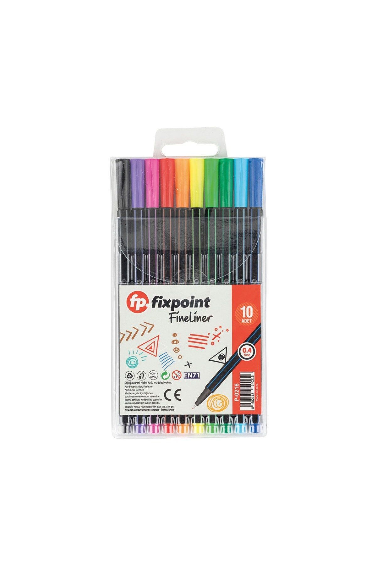 FixPoint Fineliner Kalem 10'lu FixPoint P-0216