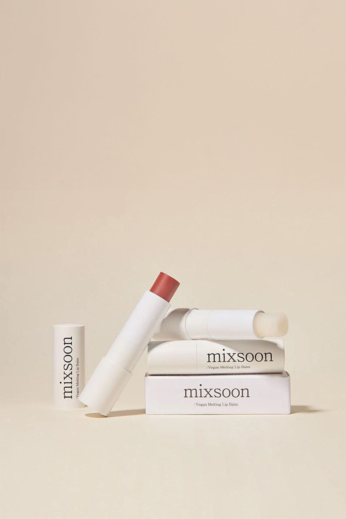 کرم لب و اسکراب MALTING MELTING LIP BALM 02.DRY ROSE 4GR mixsoon