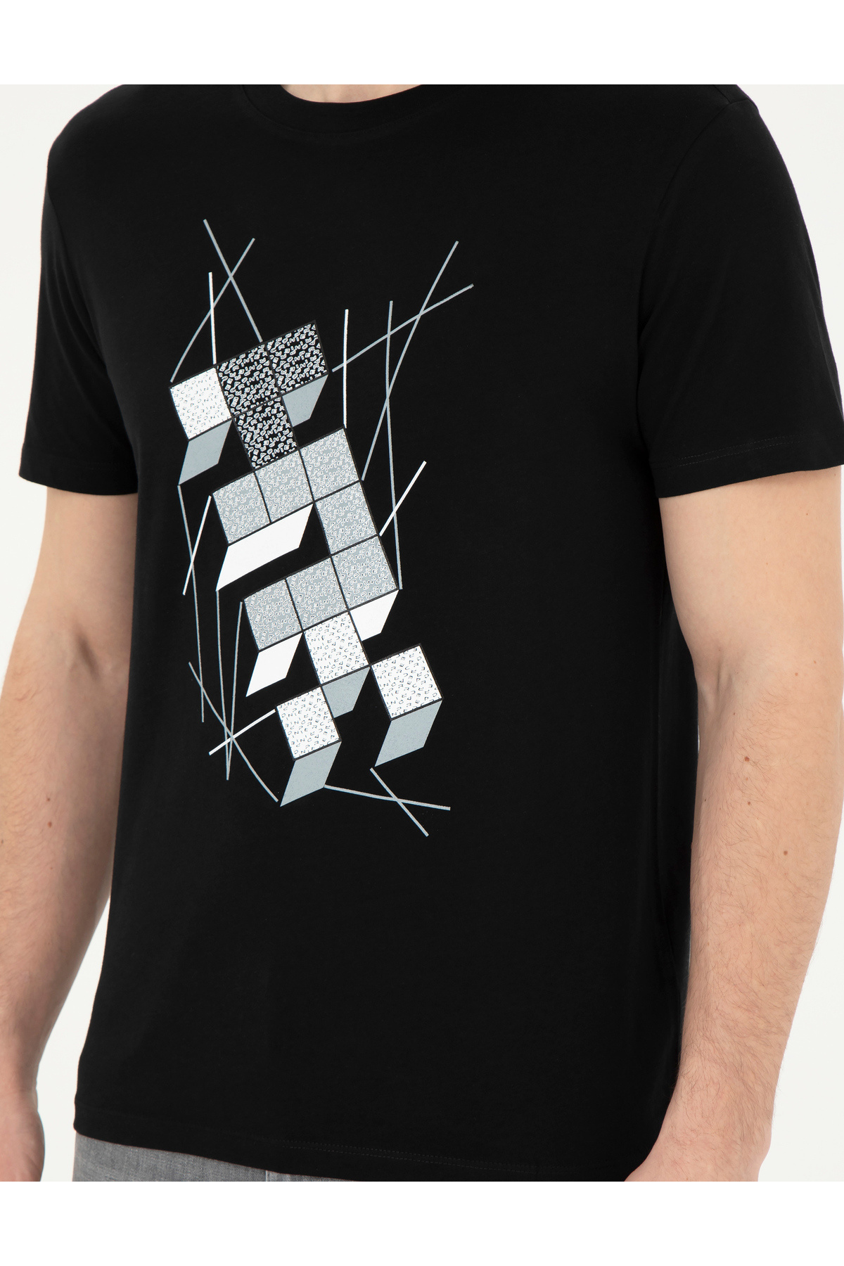 تی شرت مردانه پیر کاردین | 50281082-VR046 Pierre Cardin - Image 6