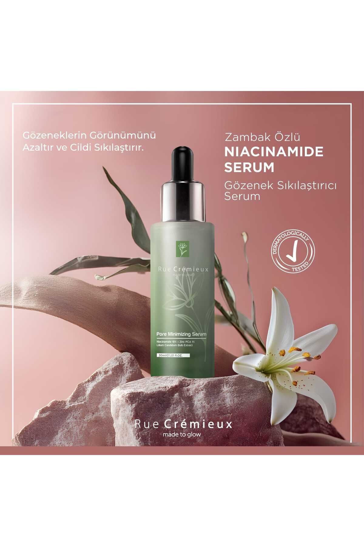 Gözenek Sıkılaştırıcı Zambak Özlü Cilt Bakım Serumu 30ml - (NİACİNAMİDE %10 ZİNC PCA %1) - Tk — RC05 — تصویر 8 از 8