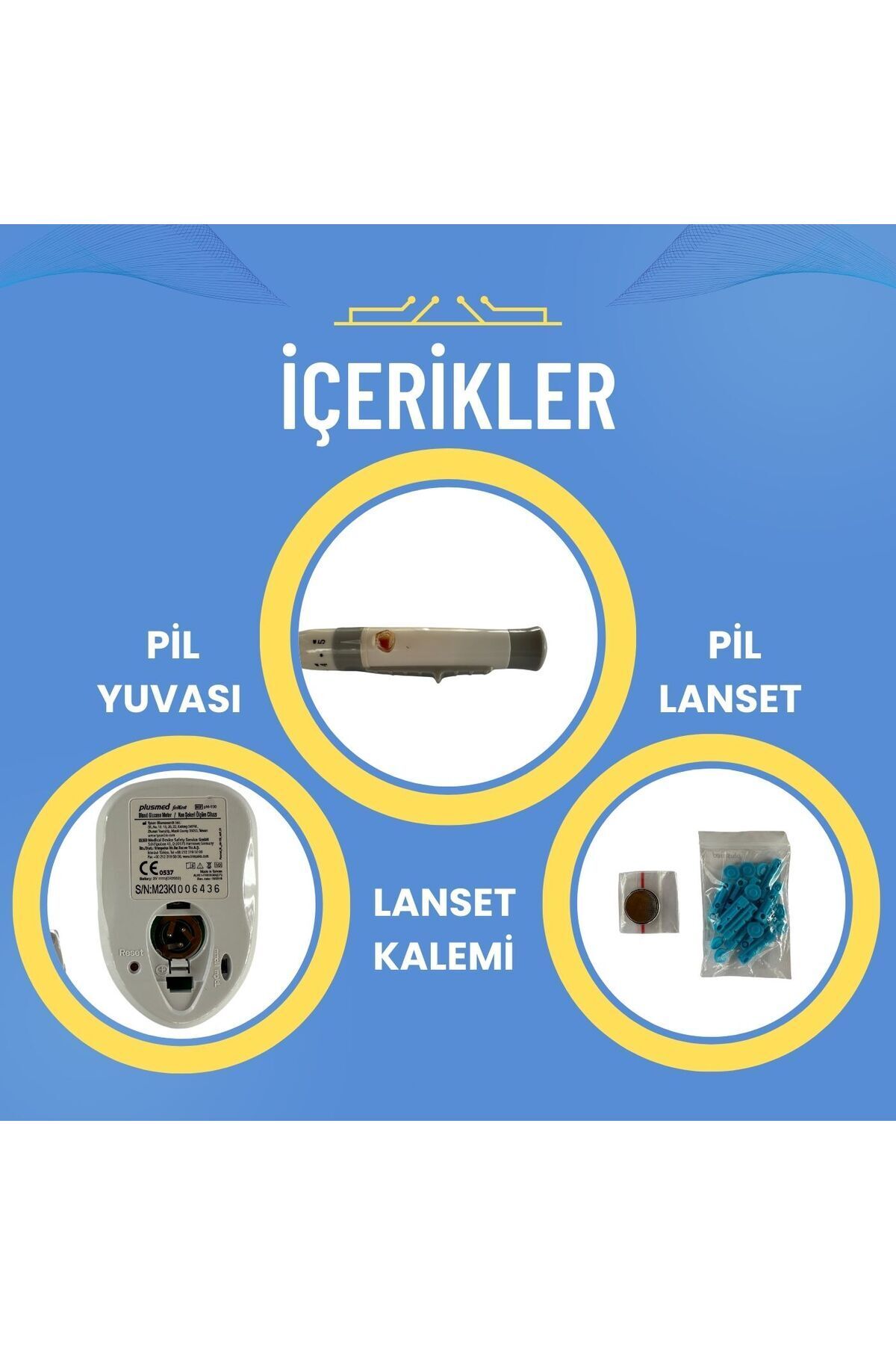 Şeker Ölçüm Cihazı Yüksek Kalite Şeker Ölçüm Cihazı 1 Kutu (50 Adet ) Strip 3