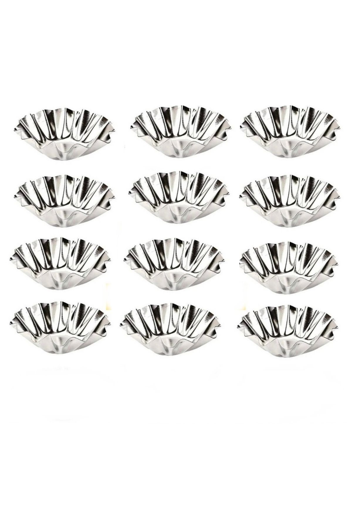 Nar kalıp-12 Pieces of Narkalip Tartolet - Cake Cookie Tart Mold 2