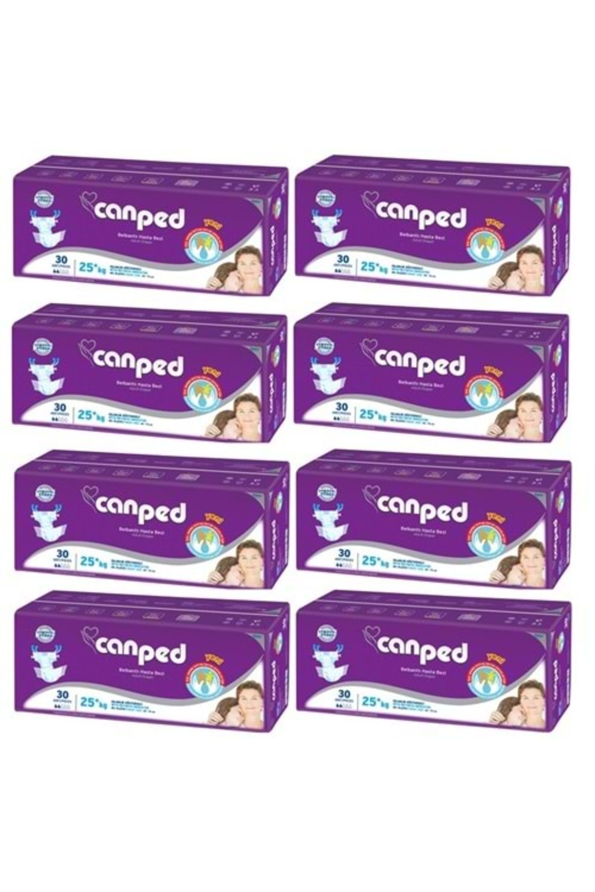STD Canped Hasta Bezi Çoçuklar İçin Bel Bantlı Tekstil Yüzeyli 240 Adet Xs (8Pk*30) ( TEKLİDİR )